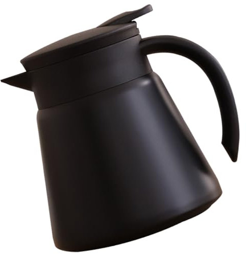 Tetera de tetera térmica jarra de café con aislamiento 680 ml de cafetera térmica a prueba de fugas, tetera de acero inoxidable de grado alimenticio, agua de matriz de vacío de doble pared, mantenga
