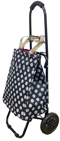 Carrito de la compra ligero con capacidad de 30 l | Carrito de la compra con bolsa térmica | Carrito ligero para hacer la compra