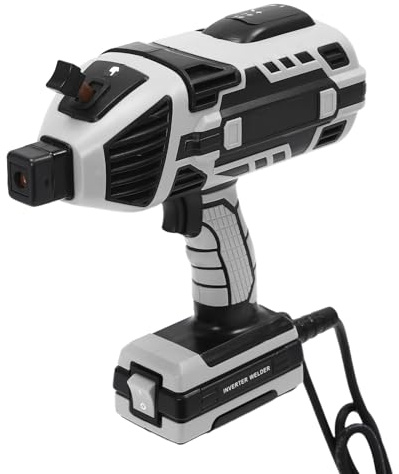 Soldadora de mano eléctrica, soldadora de electrodos con corriente de salida de 20-200 A, 4,6 kW de potencia, para soldadura eléctrica, alambre de soldadura de 2,5-3,2 mm, portátil, para bricolaje