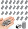 32 viti senza testa M6 × 10 mm, 304 in acciaio inox A2 V2A DIN 913, viti filettate, possono essere utilizzate all'aperto