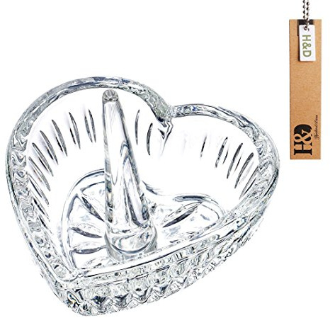H&D Crystal Ring Holder Dish