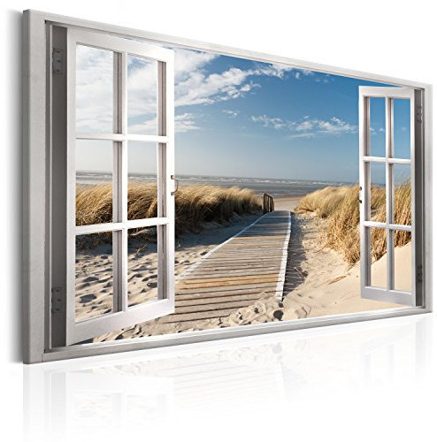 murando Cuadro Acústico Vista 120x80 cm espuma acústica absorbe el sonido aislamiento lienzo de 1 pieza Impresión Artística Decoración de Pared Imagen c-C-0179-b-a