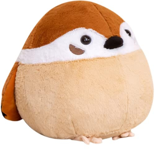 NURCIX Plüschtier 35Cm Simulation Tier Vogel Plüsch Spielzeug Spatz Puppe Jungen Und Mädchen Geburtstag Urlaub Geschenk Schlafzimmer Dekoration