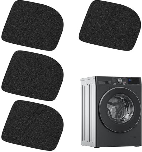 Anti-Vibration Pads, 4 Pcs Shock Absorbing Washer Pads Silent Feet Mat Shock Absorbers, Anti-Slip Stabilizers for Washing Machines, Dryers, Dishwashers