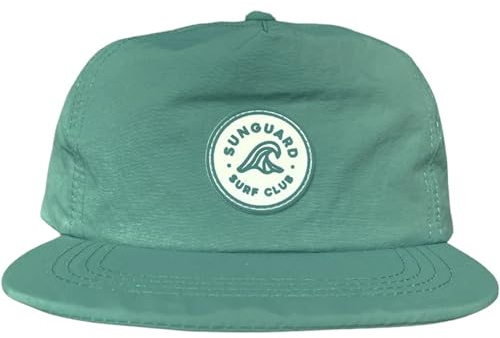Sunguard Swim Little Nylon Snapback Hat for Kids, Toddler, Youth (2-10yrs)- Quick Dry Adjustable Baseball Cap Sun Trucker Hat (US, Age, 2 Years, 5 Years, Seagrass)