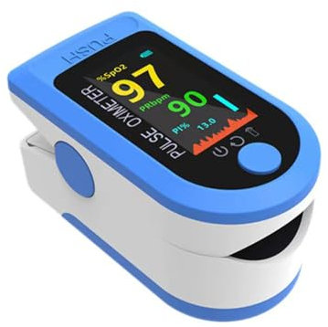 Pulse Oximeter Fingertip, Oxygen Monitor Finger Adults - Clinical Grade Accuracy with Color TFTScreen, One-Button Operation, Easy to Use at Home for Adults & Kids