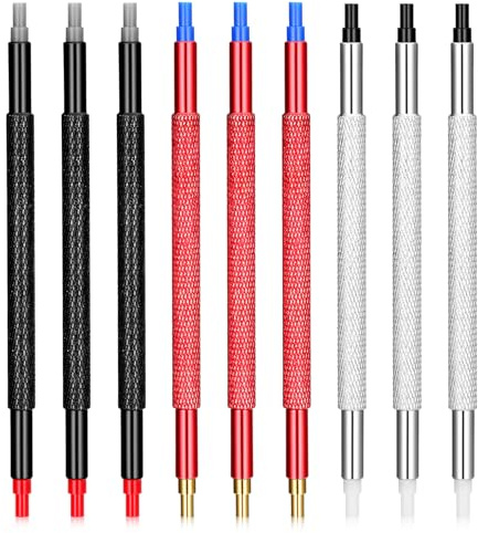 Watch Hand Presser Stainless Steel Watch Hand Setting Tool, Watchmakers Wristwatch Repair Tools with Hand Pressers Pusher, Removers Lever Minute Second Removal