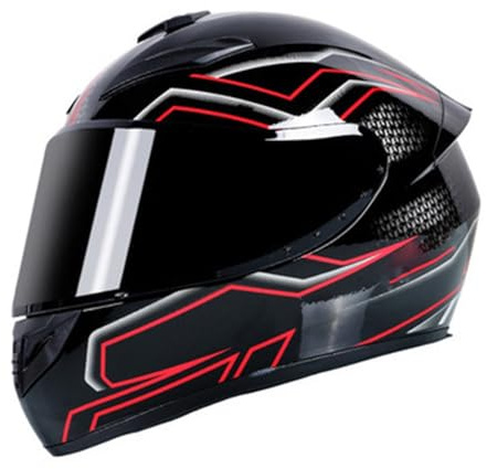 Caschi Integrale Motociclista Retrò Omologato DOTECE Casco Moto Integrali Con Visiera Elmetto Cross E Off-Road Integrato Fodera È Removibile E Lavabile Per Uomini Donne W,S:55-56CM