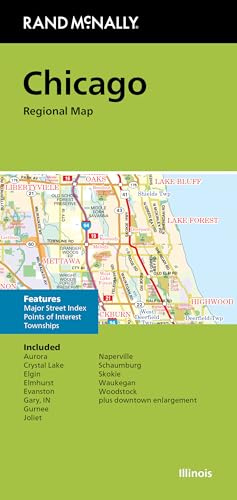 Rand McNally Folded Map: Chicago Regional Map