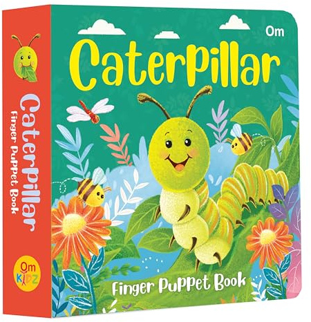 Caterpillar Finger Puppet Book - Fun Activities Board books for Kids – Picture Book