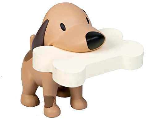 Porte-notes autocollantes Puppy Notes | Distributeur de bloc-notes fantaisie pour chien | Bloc-notes mémo amusant | Organisateur de bureau | Idée cadeau de papeterie pour les amoureux des chiens