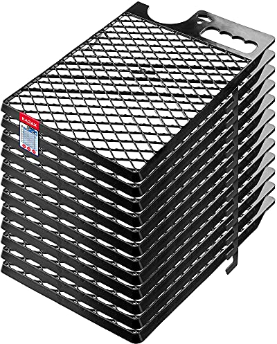 KADAX - Rejilla de pintura, 39 x 28 cm, rejilla de plástico, gran tamaño para pintura, accesorios de pintura, rejilla de goteo, herramienta de pintura, eliminador de pintura, Negro