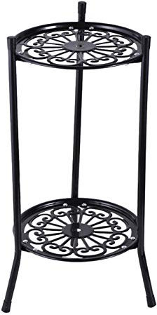 flores – Soportes macetas metal – Expositor flores hierro forjado multicapa, taburete planta, soporte para maceta interior para balcón, terrasse, portaflores