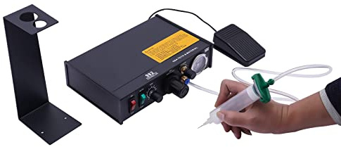 Dispensador de pegamento semiautomático, dispensador de líquidos, dispensador de líquidos, dispensador semiautomático, controlador de pasta soldada con barómetro, CA 220 V, enchufe europeo