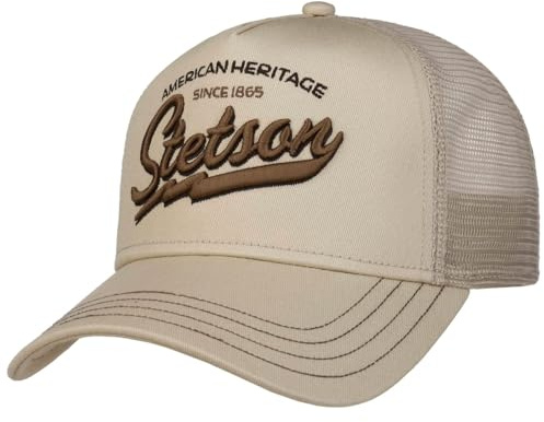 STETSON Since 1865 truckerkeps enfargad snapback Herr Aret runt