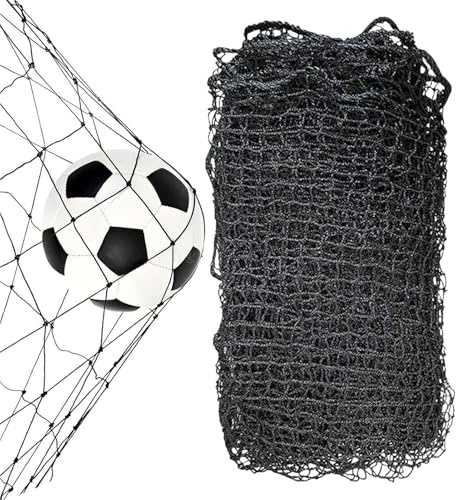 Soccer Backstop Net | Ball Stop Net | Nylon Heavy Duty Football Practice Nets | Square Mesh Reusable Netting | Sports Backstop Nets Practice Barrier For Garden, School, Sports, 10x20ft