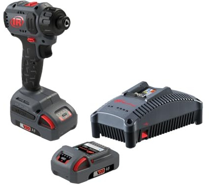 Ingersoll Rand Hex 20V Akku-Kompaktschrauber 1/4, 2-Batterie-Kit, 50 Nm Drehmoment, Schnellwechselaufnahme, Pistolenform