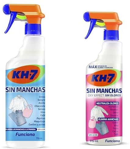 KH7 Pack Quitamanchas Completo - Sin Manchas 715 ml + Oxy Effect - Acción Potenciada Contra las Manchas