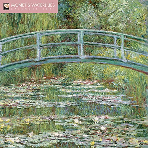 Monets Waterlilies – monets näckros 2021: Original Flame Tree Publishing-kalender [Kalender] (kalender)