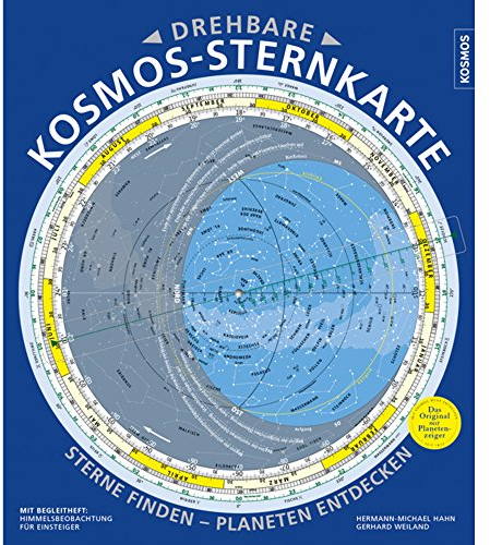 Drehbare Kosmos-Sternkarte: Sterne finden - Planeten entdecken