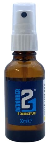 Dissolvant pour colle cyano Debondeur21 by Super Glue Cyano Colle21 | Dissolvant pour colle cyano – Flacon de 30 ml – Détachant pour super glue – Dissolvant pour taches et résidus de colle cyano.