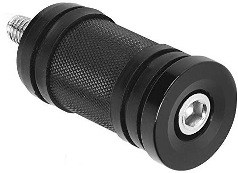 Fydun Leva Cambio Moto, Universale Pedana Posteriore Nero Accessorio per Moto Poggiapiedi Moto in Alluminio Stile Sofisticato Design Elegante 28 x 53mm