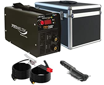 PROWELTEK - Poste à souder à l'arc 200A Inverter PRO200+ Numérique Mallette Luxe