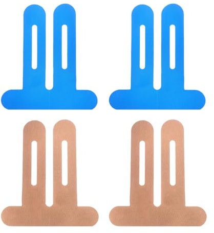 CPJJ 4 Pezzi tape sportivo, kinesio tape, taping kinesiologico, nastro kinesiologico, kinesio taping, kinesiology tape, per Il Ginocchio, Articolazioni, Supporto Muscolare