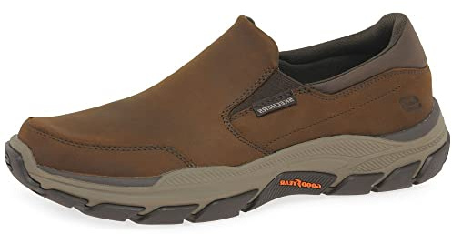 Skechers Brogues pour homme, 45 EU, marron, 45 EU