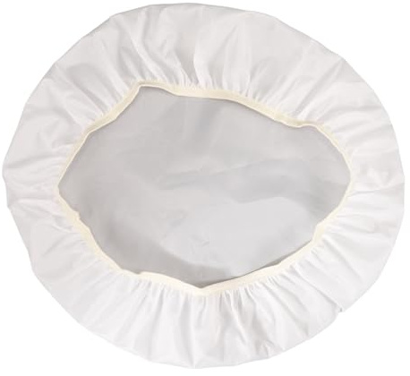 KICHOUSE Paralume Elastico Antiabbagliante Bianco 27-42 Cm, Copri Lampada a Sospensione Leggero, Accessorio Decorativo per Soggiorno, Cameretta e Studio, Protezione Polvere e Luce Diffusa