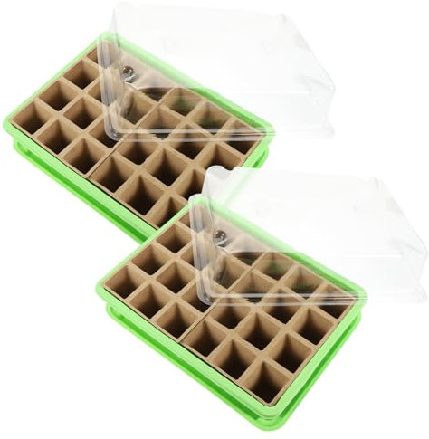 BESPORTBLE Kit Vassoi 2 Set di 12 Vassoi per Semina Alveolari Accessori per La Semina Tazze per La Germinazione per Il Giardinaggio