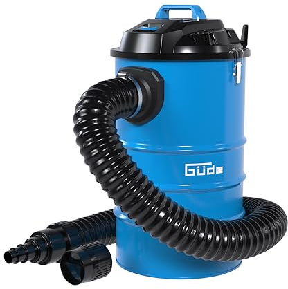 Güde Absauganlage GAA 55 (1200 W, 183 m³/h Luftleistung, 55 l Behältervolumen, 20.000 pa Unterdruck, 2 m Schlauchlänge / 10 cm Ø, inkl. Faltenfilter, Feinstaubvlies, Papierfilter & 5-tlg. Adapter-Set)