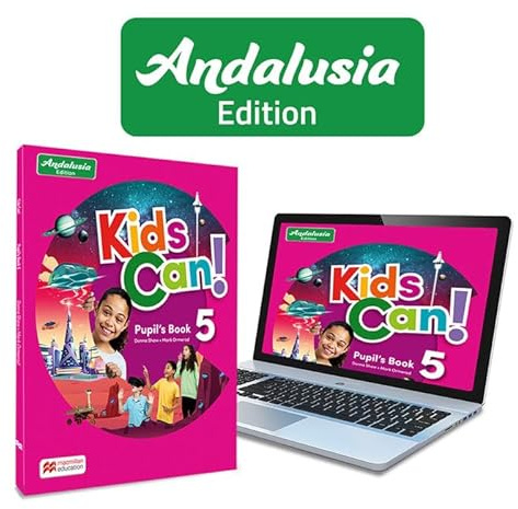 KIDS CAN! Andalucia 5 Pupil's Book: libro de texto de inglés impreso con acceso a la versión digital