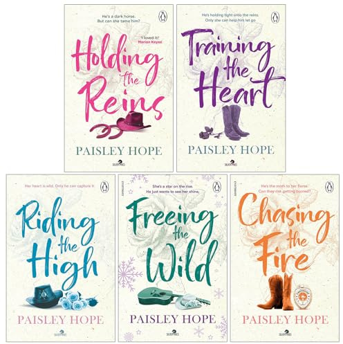 Silver Pines Ranch Series 5 Books Collection Set By Paisley Hope (Holding the Reins, Training the Heart, Riding the High, Freeing the Wild & Chasing the Fire)