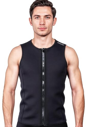 PAWHITS Combinaison Gilet de plongée néoprène Thermique sans Manches de 3mm Gilet plongée sous-Marine Surf Natation Voile Minceur pour Hommes Femmes