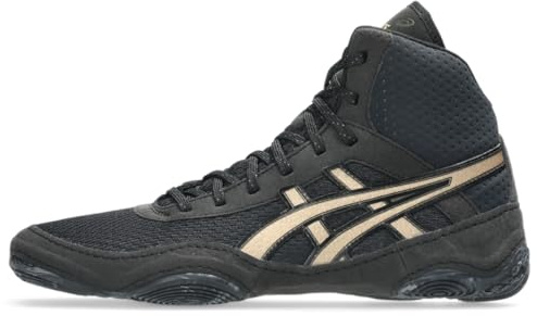 ASICS Women's MATBLAZER Wrestling Shoes, 8, Black/Champagne