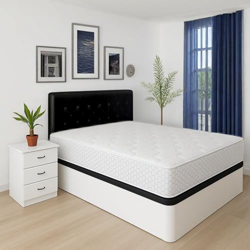 Muebles en Oferta Colchón Viscoelástico | Multicapa | Grosor 24cm | Firmeza Media Alta | Dolores de Espalda | Doble Cara | Transpirable | Antiácaros (150x190, 24, Medio-Alto, Centímetros)