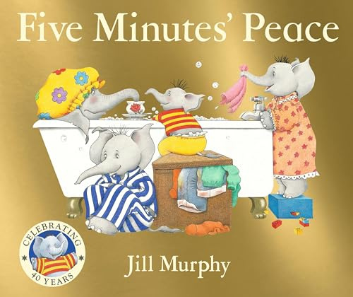 Five Minutes' Peace: 40th anniversary edition of the beloved classic – a funny, heartwarming picture book about a busy elephant mum and her children – perfect for kids age 3-7: 1 (Large Family, 1)