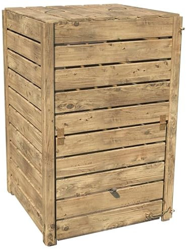 Forest Style Composteur en Bois traité 350L Converto - 101 x 62 x 65 cm - 350L - Cerland