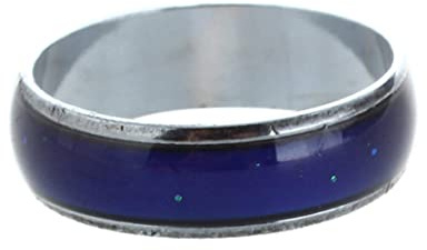 Suxdlan Anello dell'umore 3pcs Emozione temperatura Sensazione di cambio anelli di colore, coupie di personalità Gioielli, anello dell'umore per bambini uomini
