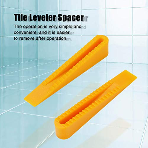 100 Pezzi di Cunei di Rivendita di Piastrelle - Funzionamento più Comodo e Semplice - Ottengono un Livello Regolare Mentre Posa le Piastrelle