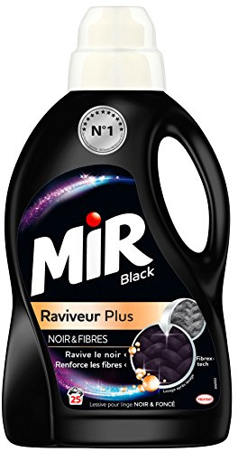 Mir Black Ravive et Répare – Lessive Liquide Noir & Couleurs Foncés – 25 Lavages (1.5L)