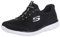 Skechers Damen Summits Sneaker, Black White, 36.5 EU