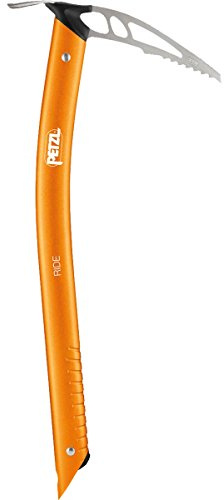 PETZL PIOLET Ride Ice Axe, Orange, 45 cm