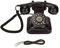 Vintage Festnetztelefon, Altmodisches Retro Schnurlostelefon mit Disc Taste und HD Mikrofon, Retro Schnurlos Festnetz für Heimbüro Dekoration