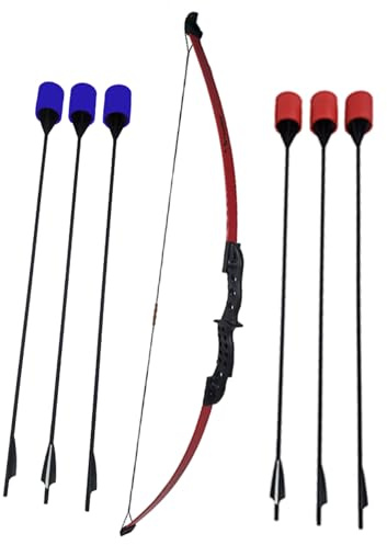 ArrowSoft Bows for Arrow Soft, Archery Tag, and Combat Archery. Bows for All Ages from Beginner to Advanced! (Large Performance Bow with 6 Arrows)
