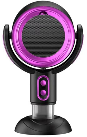 LANMOU Campana Extractora de Sobremesa Mini Campana Extractora Portátil con Ajuste de 2 Velocidades, Ajuste de Ángulo de 15° y Vaso Recolector de Aceite Desmontable, Bajo nivel de ruido (Purple)