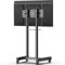 JXMTSPW Support TV roulettes Chariot TV Meuble Support pour Télévision Plasma/LCD/LED/OLED de 26 à 60 Pouces avec Étagère, réglable en Hauteur Peut Supporter jusqu'à 30 kg VESA Max 400 x 400 mm