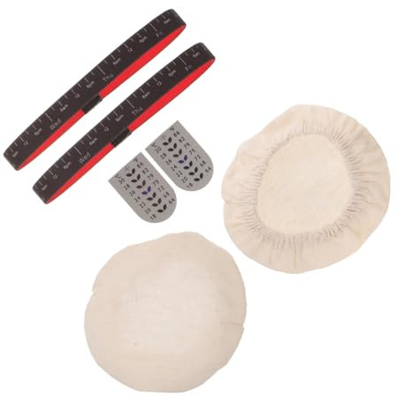 COLLBATH Fermenting Kit Accessories Sourdough Jar Thermometer Cloth Cover Starter Culture Jar Lids