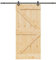 Schiebetür mit Beschlag 100x210 cm Massivholz Kiefer, ShGaxin Zimmertür, Eingangstür, Innentüren, Wohnungstür, Nebeneingangstür, Terrassentür - 3332639